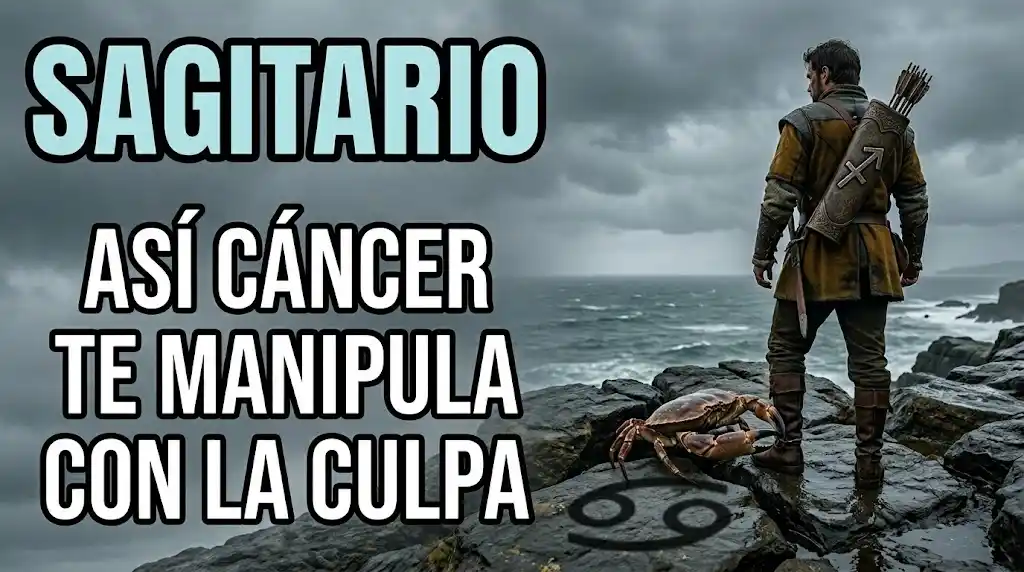 Sagitario por qué Cáncer te hace sentir culpable sin querer